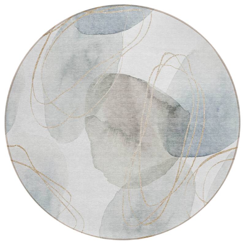 Bax Artistic Abstract Weather Resistant Sleek Contemporary Outdoor Rug