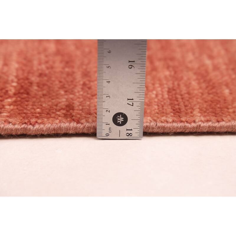 ECARPETGALLERY Hand-knotted Pak Finest Gabbeh Copper Wool Rug - 8'8 x 12'1