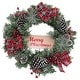 preview thumbnail 1 of 6, Fraser Hill Farm 24-in. Christmas Frosted Wreath