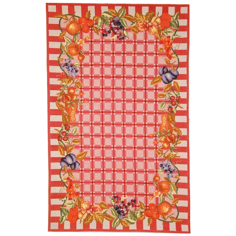 SAFAVIEH Handmade Chelsea Cyme French Country Wool Rug - 3'9" x 5'9" - Rose