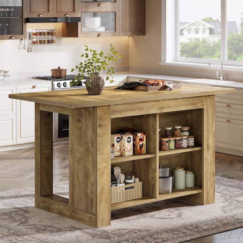 63" Island Table with Extra Large Worktop