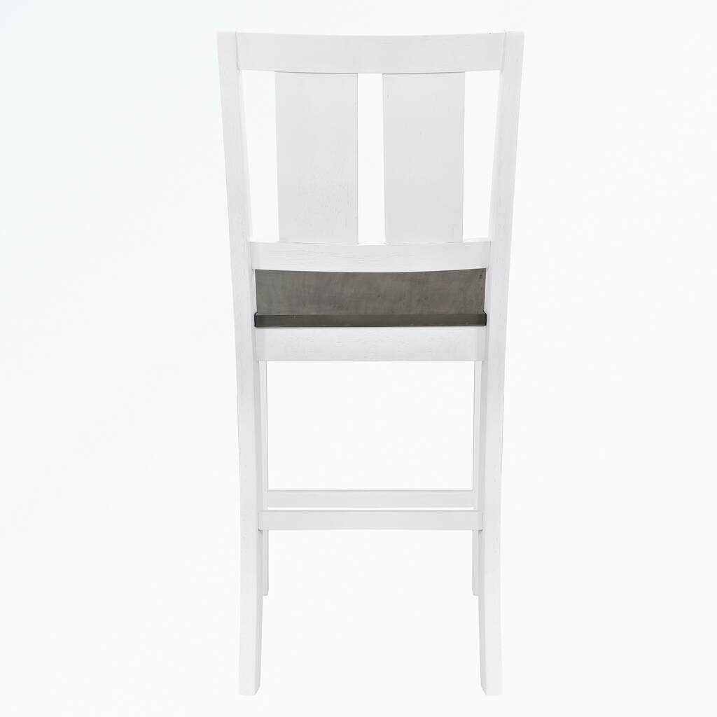 Round Kitchen set with 4 Dining Chairs and Thick Tabletop