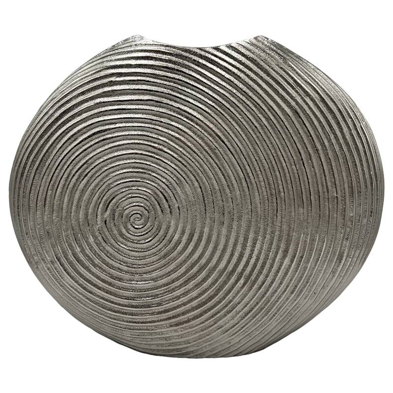 Decorative Handmade Aluminum Shell Flower Vase