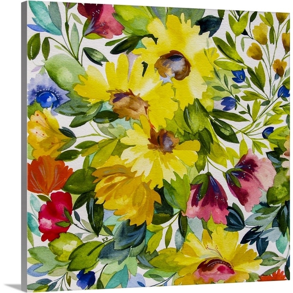 "Lydias Garden 2" Canvas Wall Art