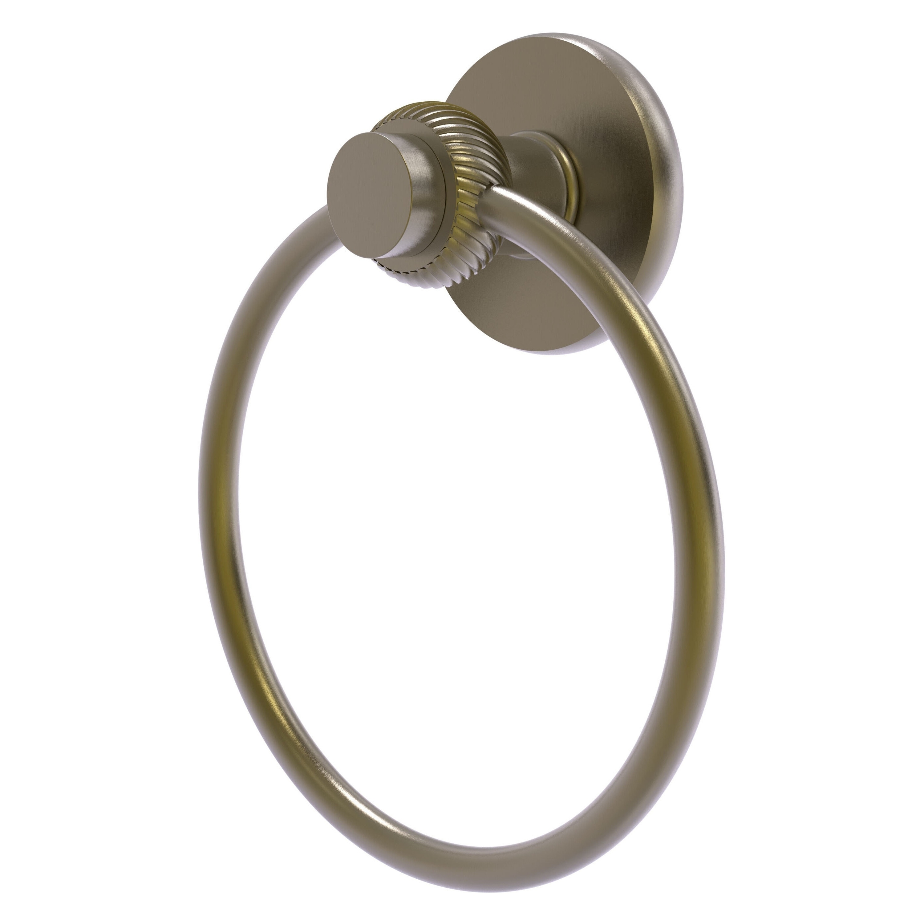 Allied Brass Mercury Collection Towel Ring with Twist Accent - On Sale -  Bed Bath & Beyond - 10417224
