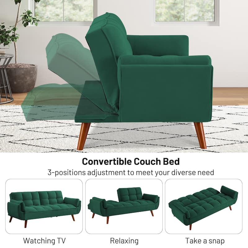 Sofa Couch for Living Room, Loveseat Sofa Futons for Small Space,Bedroom,Apartment,Studio