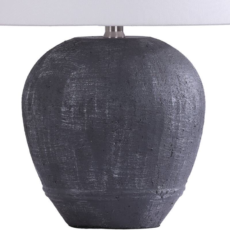 Global Accent Ceramic Table Lamp with Linen Shade