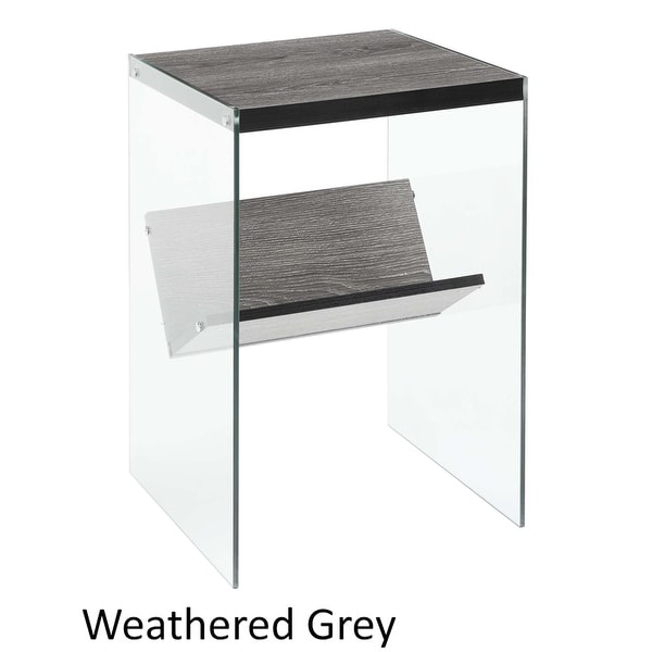 Porch & Den Urqhuart Glass End Table. Opens flyout.