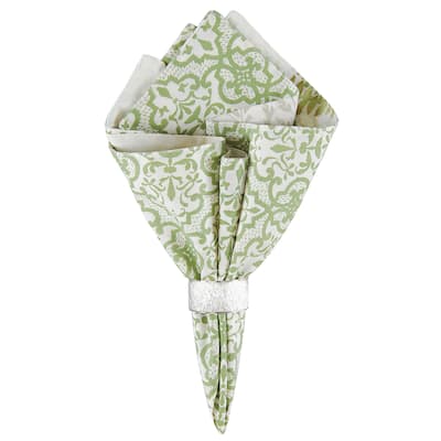 Althea Floral Cotton Reversible Napkin Set of 6
