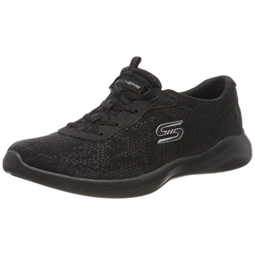skechers black trainers size 5