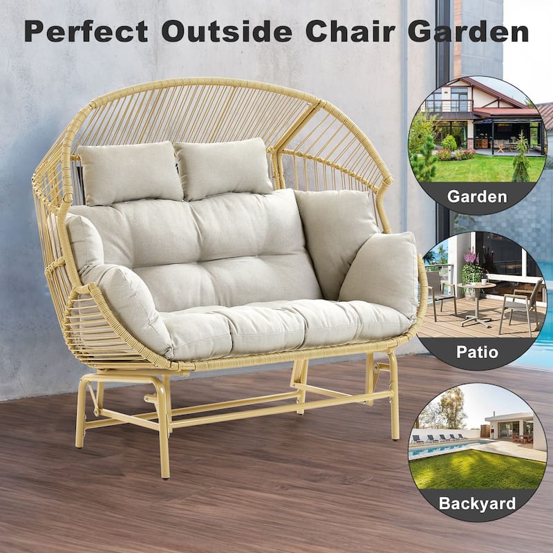 Pocassy Outdoor Egg Chair Garden Funiture