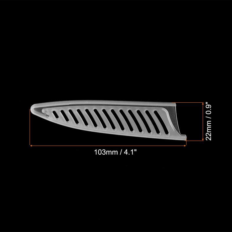 2Pcs PP Kitchen Knife Sheath Cover Sleeves for Paring Knife, White - 4 inch