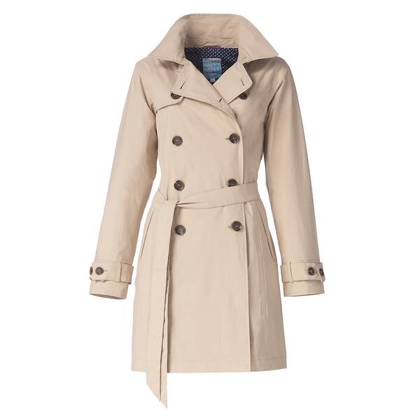 Shop Happy Rainy Days Women S Trench Coat Beige Overstock