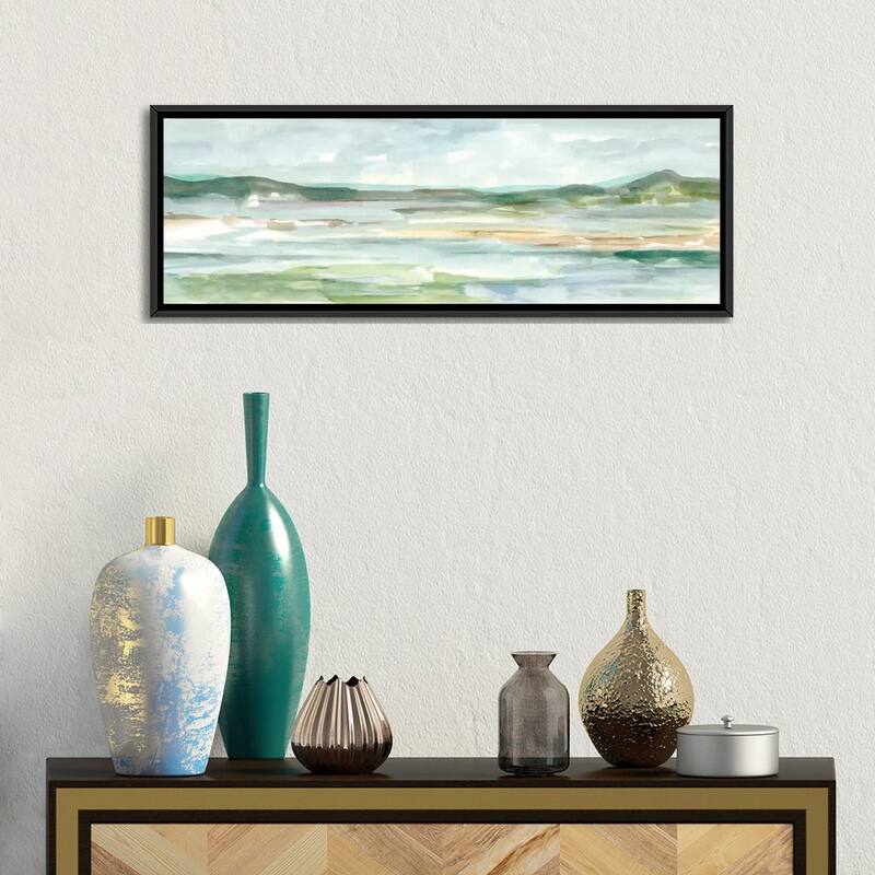 iCanvas "Panoramic Seascape II" by Ethan Harper Framed Canvas Print