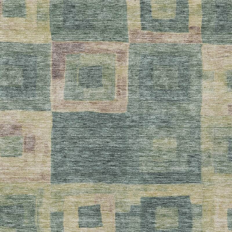 HomeRoots Geometric Transitional Rectangle Outdoor Rug