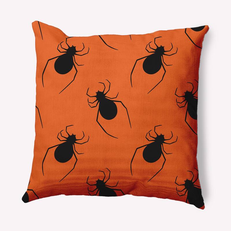 Crawling Spiders Decorative Throw Pillow