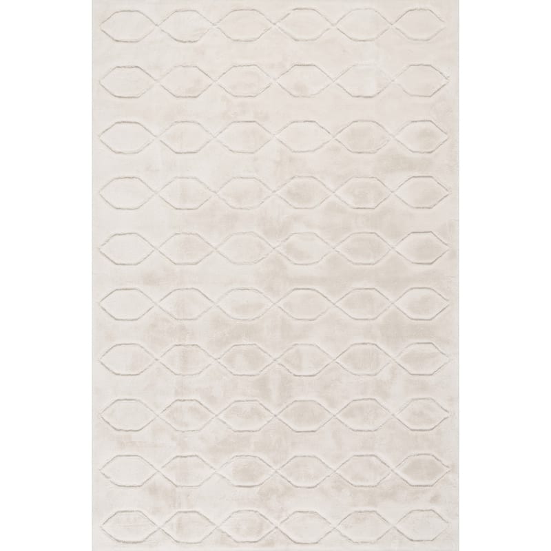Padma Lakshmi Rhythm Diamond Plush Cloud Washable Rug
