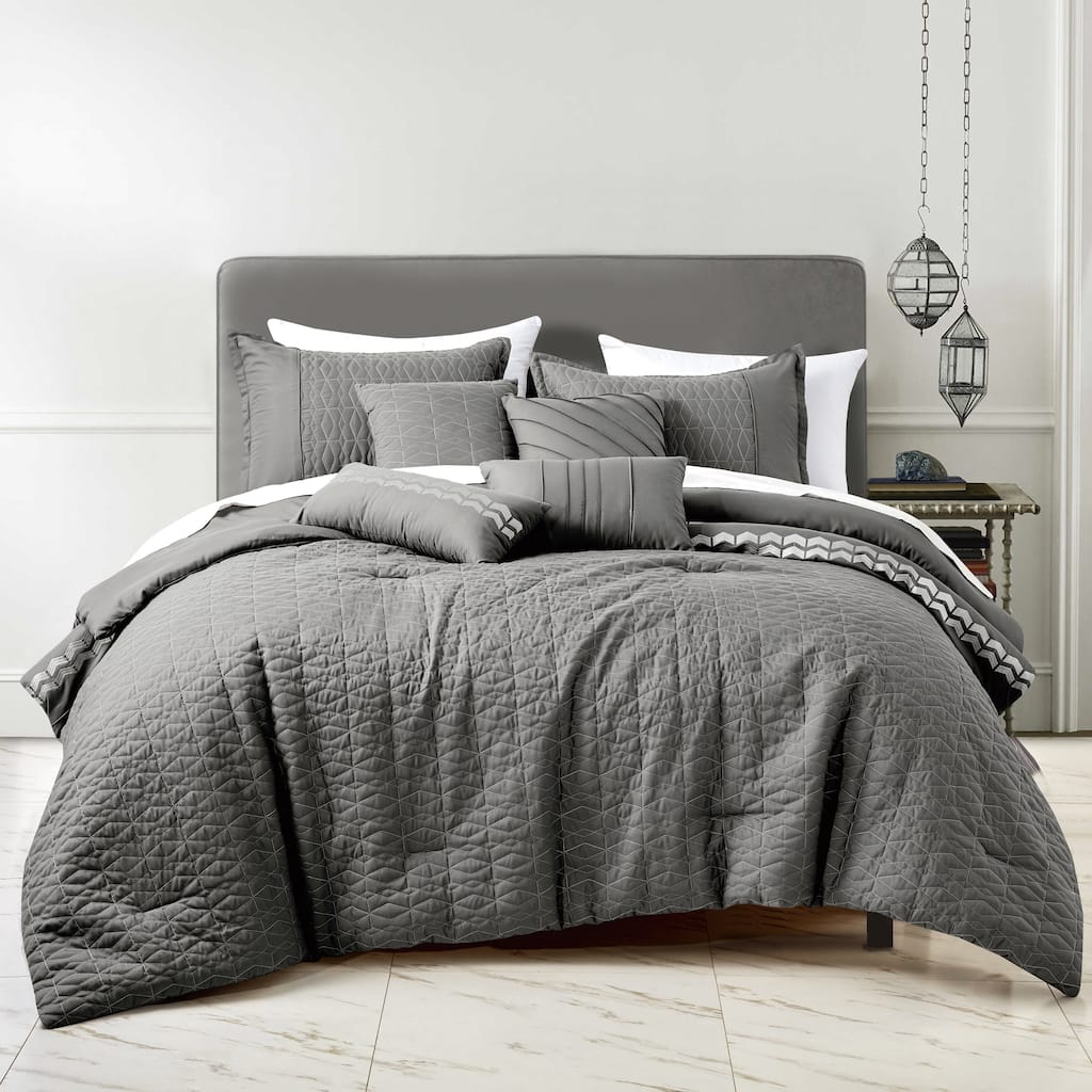 Zuriel Luxury 7 Piece Comforter Set