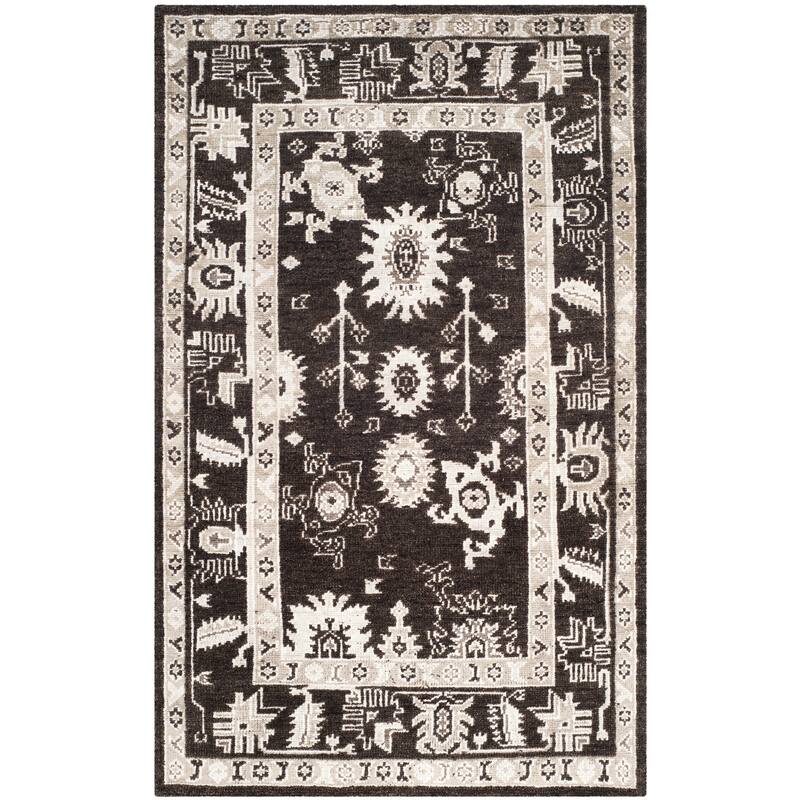 SAFAVIEH Hand-knotted Maharaja Tzeni Traditional Oriental Viscose Rug
