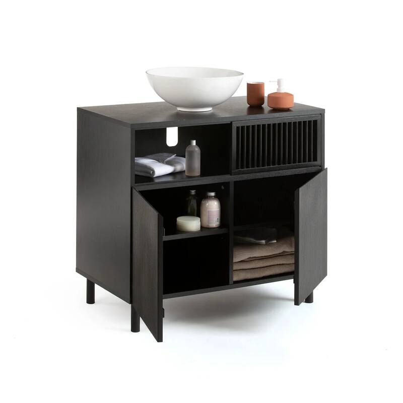 Bilbao Oak Bathroom Vanity Unit - N/A