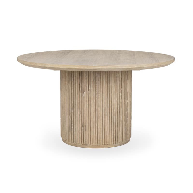 Classic Home Vander 55" Round Wood Dining Table