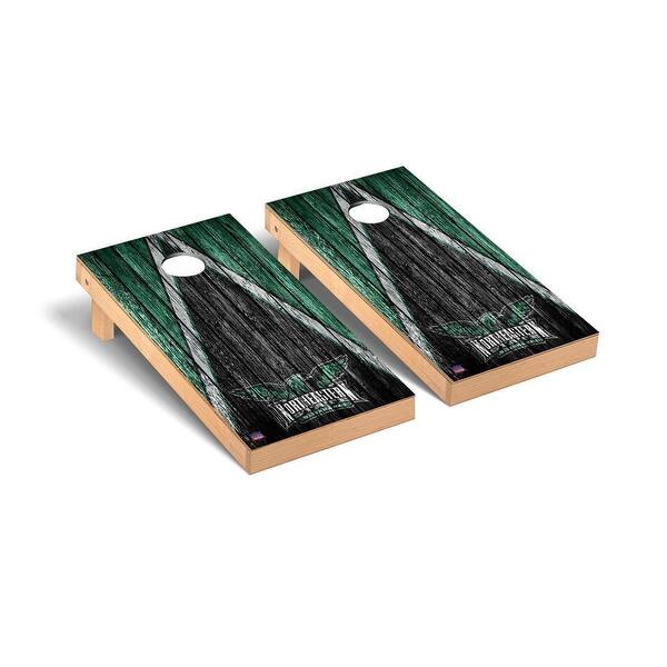 slide 2 of 5, Northeastern State NSU Riverhawks Weathered Cornhole Board Set