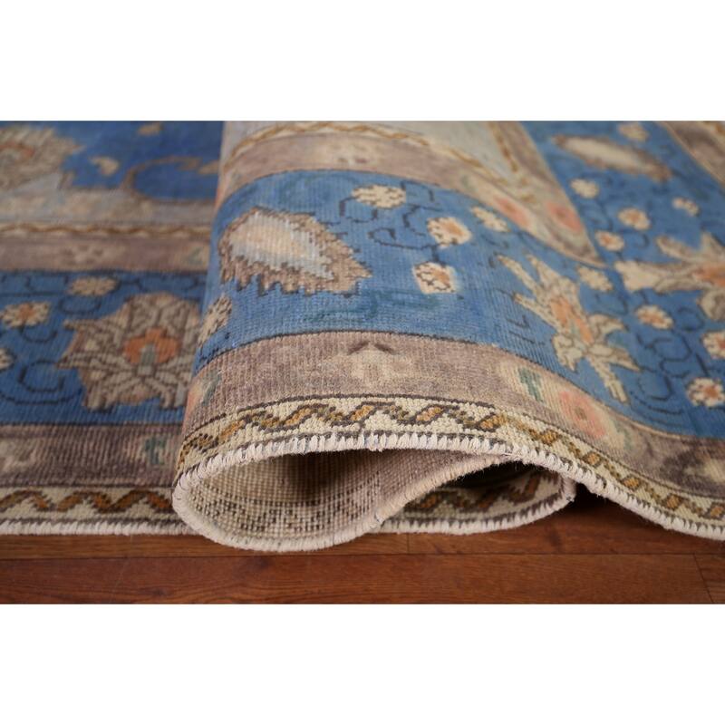 Over-Dyed Distressed Tabriz Persian Vintage Hand-Knotted Wool Carpet - 8'2" x 10'8"