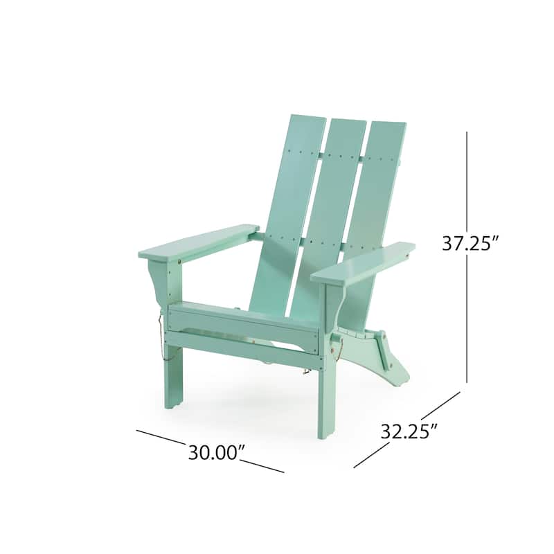 Zuma Outdoor Outdoor Acacia Wood Foldable Adirondack Chairs (Set of 2) by Christopher Knight Home