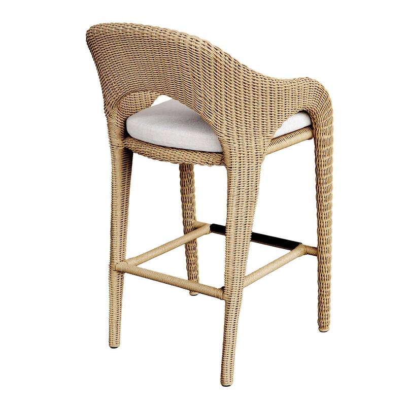 Uttermost Kavali Outdoor Wicker Stool