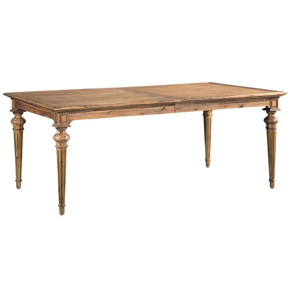Hekman Furniture Wellington Hall Farmhouse, Country Rectangle Light Brown Finish Wood Kitchen Dining Table. Opens flyout.