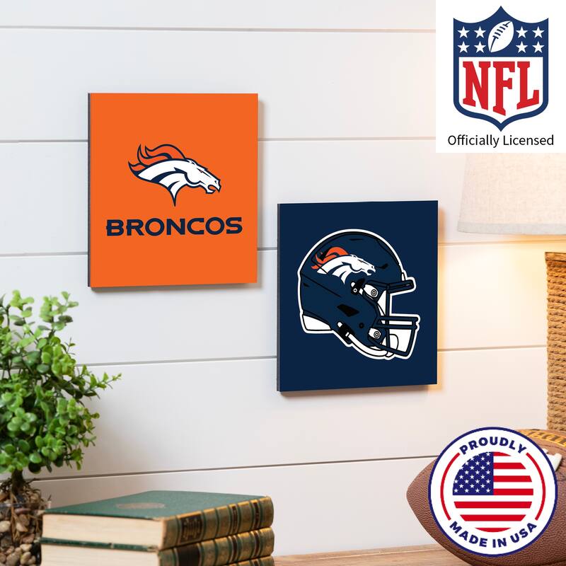 Denver Broncos Foam Core Wall Decor
