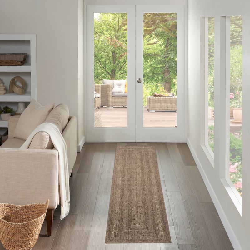 Nourison Tulum Indoor/Outdoor Geometric Area Rug