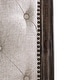 preview thumbnail 7 of 9, Furniture of America Brev Rustic Beige Button Tufted Fabric Sleigh Bed
