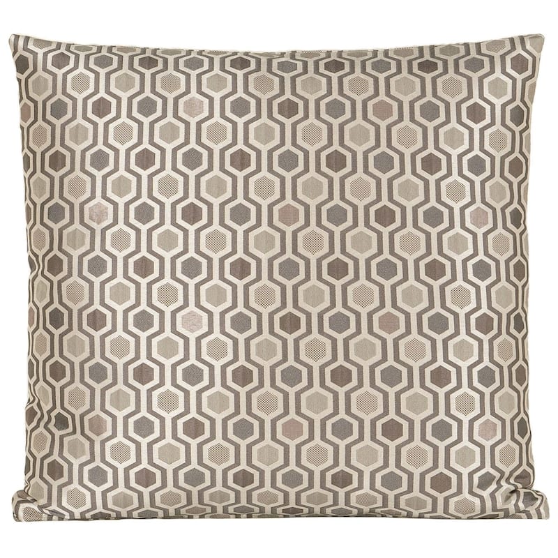 Hamburgo Geometric Stitched Throw Pillow