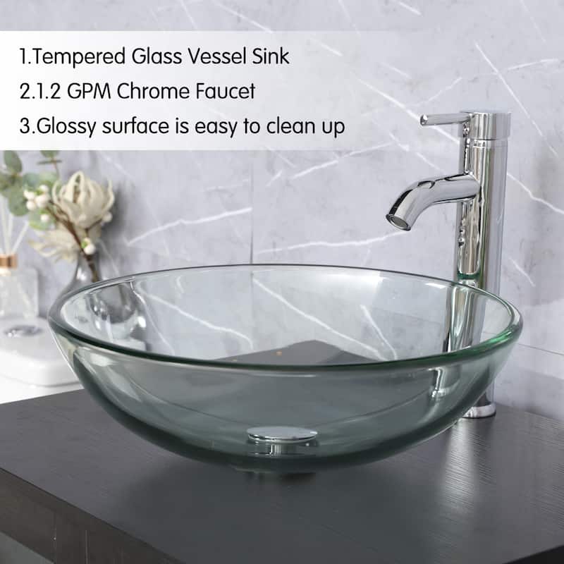 72" Bathroom Vanity Set with Vessel Sink Side Cabinet Combo