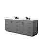 Option Dark Gray, Black Trim, Giotto Quartz Top