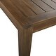 7 Pcs Outdoor Patio Wood Dining Table Sets with 6 High-Back Cushioned ...