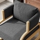 preview thumbnail 35 of 35, Corvus Danzig Teddy Fabric 1-Piece Accent Chair