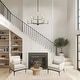 preview thumbnail 2 of 8, Modern Tradition 9-Light Chandeliers Black Gold Chandeliers Light Fixtures for Dining Room - 36.2 " × 17.3 "