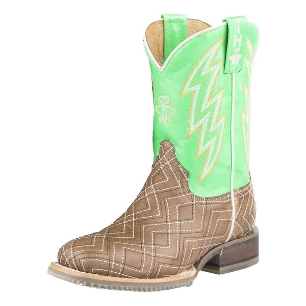 Tin Haul Western Boots Boys Neon Matrix Lightning. Opens flyout.