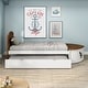 preview thumbnail 2 of 5, Furniture of America Trunite Nautical 2-Piece Twin-size Wood Captain Platform Bed with Trundle Set