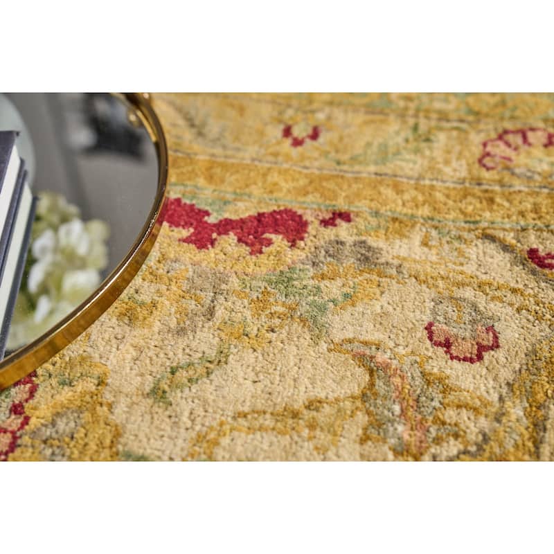 EXQUISITE RUGS ONE-OF-A-KIND Polonaise Hand Knotted Beige Rug - 15'x19'7"