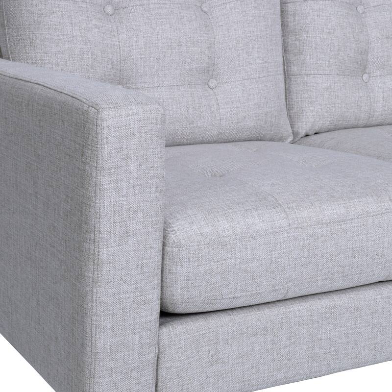 Adderbury Contemporary 3-seat Tufted Fabric Sofa by Christopher Knight Home