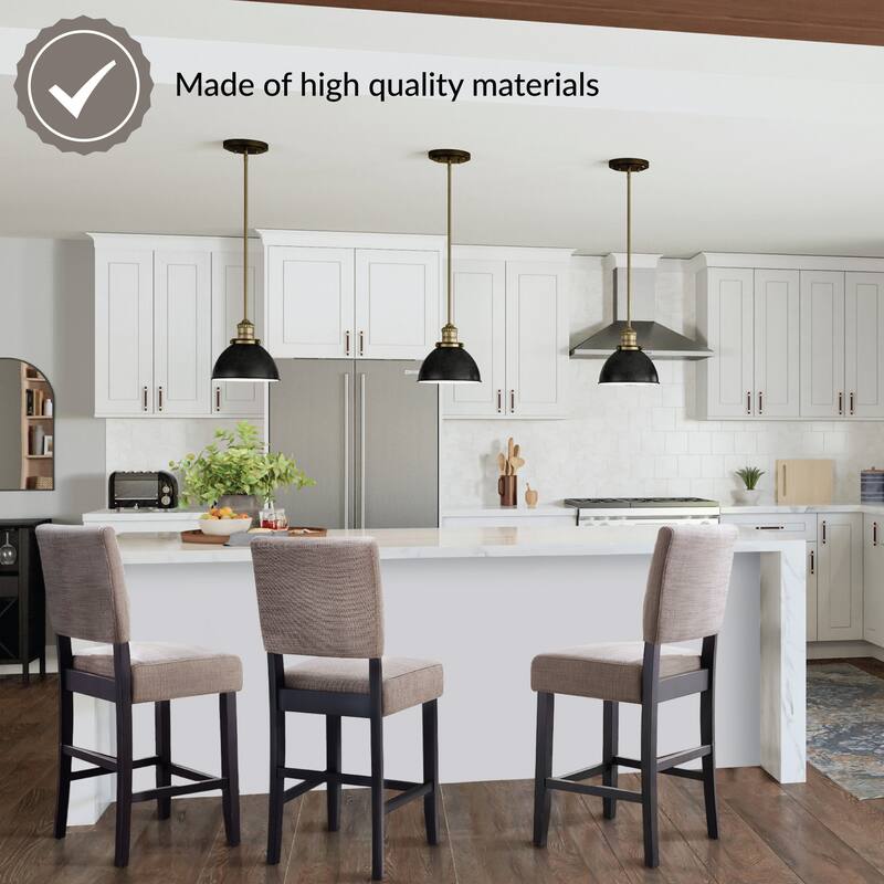 Leick Home Brax Upholstered Counter Height Barstool