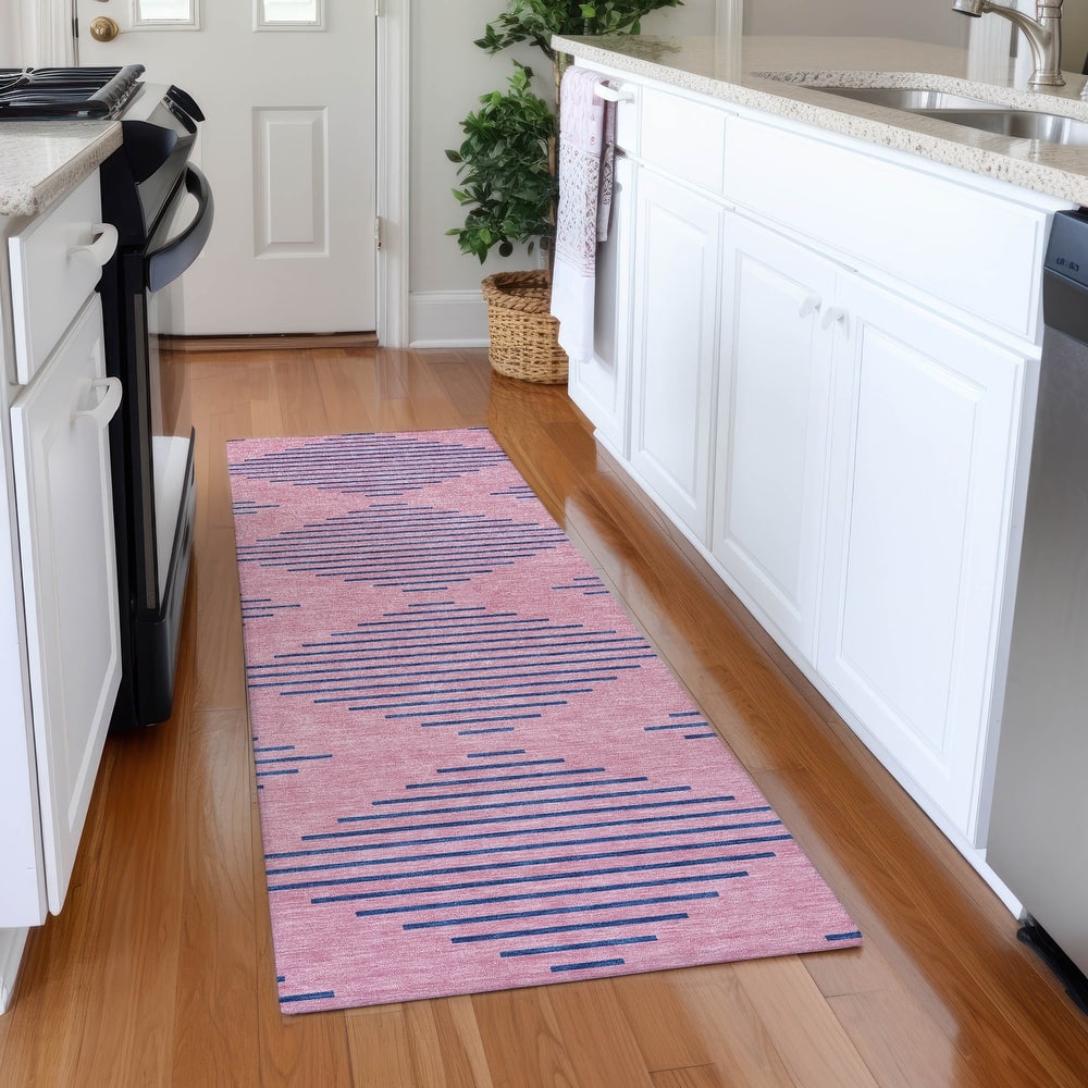 Premium Washable Super Soft Global Stripes Mayfield Rug