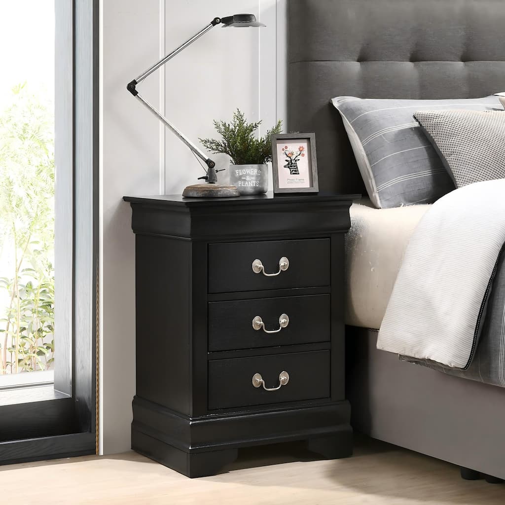 Timeless Nightstand With Storage Options