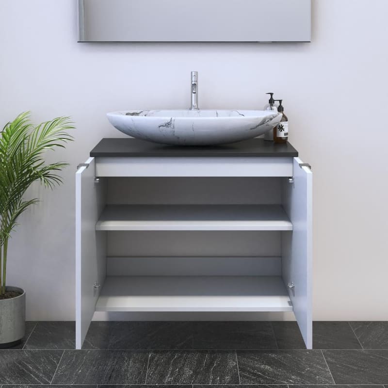 Nicole 2D 80 Floating Bathroom Vanity (32" Width)