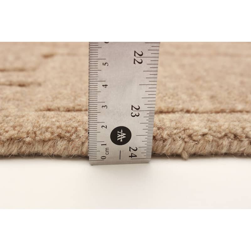 Kashkuli Gabbeh Tan Rug 5'4" x 7'6" - 5'4 x 7'6