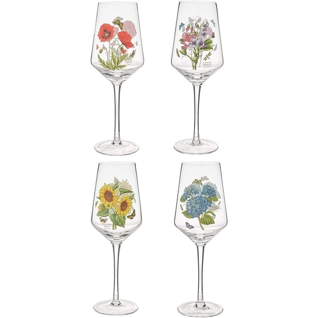 Laurel White Wine Glasses by Viski - Bed Bath & Beyond - 37965989