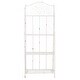 preview thumbnail 17 of 44, SAFAVIEH Amaris Victorian Wrought Iron 4-Tier Outdoor Bakers Rack. - 25 in. W x 15 in. D x 63 in. H